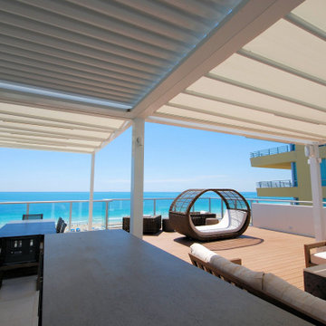 Motorized Retractable and Louvered Motorized Canopies