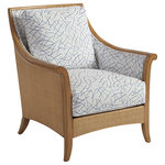 Barclay Butera - Nantucket Raffia Chair - The Nantucket offers an elegant blending of an exposed wood frame with natural woven raffia on the outside panels.