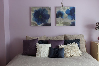 Inspiration for a transitional bedroom remodel in Other