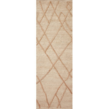 Loloi Bodhi Bod-01 Moroccan Rug, Ivory/Natural, 2'0"x5'0" Runner