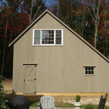 Saltbox Style Pole Barns
