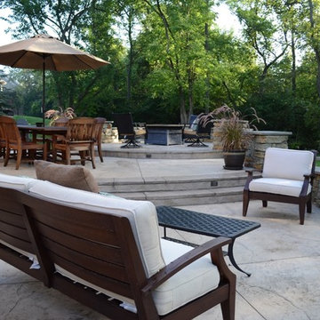 Tiered Backyard Patio