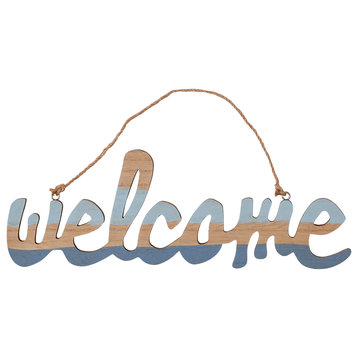 Wood Welcome Sign, 16"