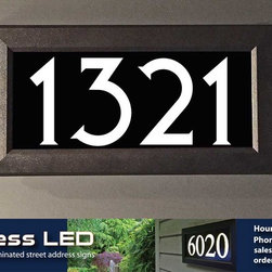 Address LED - illuminated house numbers - House Numbers