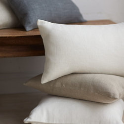 Barn & Willow : Belgian Linen Throw Pillows - Decorative Pillows