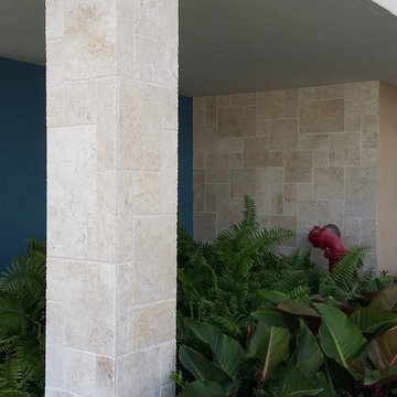 brick columns and block columns