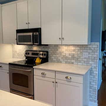 Countertop Swap & Coordinating Backsplash!