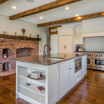Live Sawn Oak Floors - Connecticut Kitchen