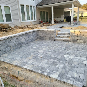 Oakmont Outdoor Patio, Waterfall, & Firepit