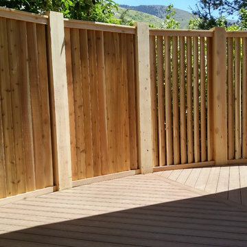 Curved Privacy Fence