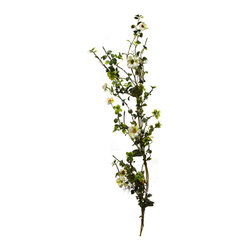 Shea's Wildflower - 60" White Aster Garland - Wreaths And Garlands