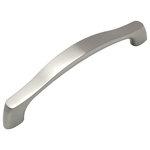 Cosmas - Cosmas 9444-128SN Satin Nickel Contemporary Cabinet Pull - 5" (128mm) Hole Centers