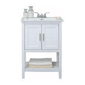 Legion Furniture Sink Vanity Without Faucet, 24", White