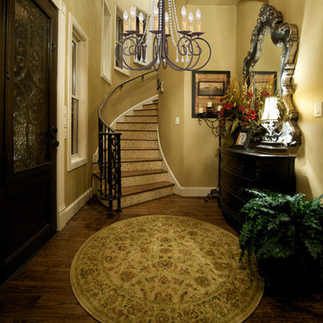 SOHO Collection 8-Light 26" Dark Rust Chandelier with Hand Polished Crystal