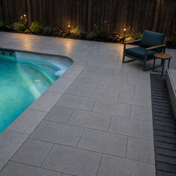 Poolside walkway