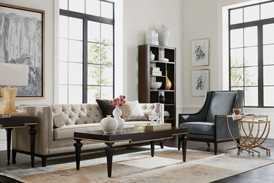 Inspiration for a contemporary living room remodel in Atlanta
