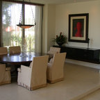 Sky Loft Thin Brick Interior - Contemporary - Dining Room - Los Angeles