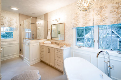 Home design - transitional home design idea in Cleveland