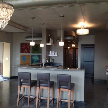 Riverfront loft