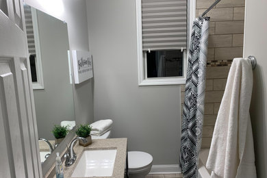 Inspiration for a contemporary bathroom remodel in Baltimore