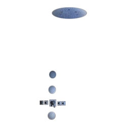 Billa Recessed Shower Head Shower System Color Changing Water Powered Led Shower - Showerheads And Body Sprays