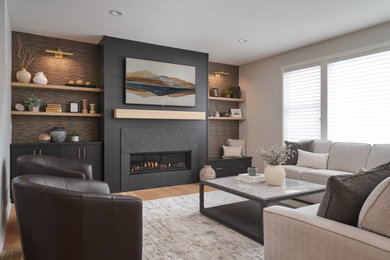 Living room - transitional living room idea in Minneapolis