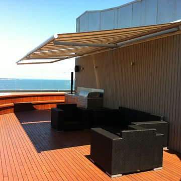 Roof Top Retractable Awning in Melbourne