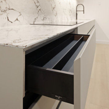 Upper West Side soft white kitchen