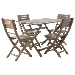 Transitional Outdoor Dining Sets by GDFStudio