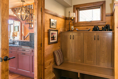 Mountain style entryway photo in Toronto