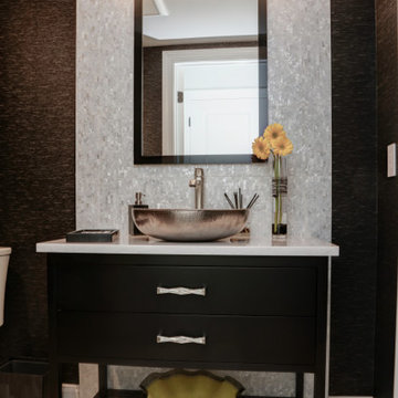 Textured Powder Room