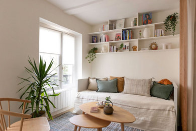 Exemple d'un salon tendance.