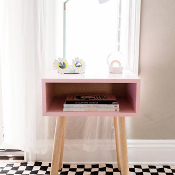 Minimo Nightstand (Pink/Maple)