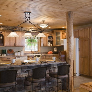 Log Home Kitchens