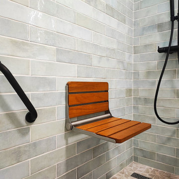 Siège de douche sécurisée