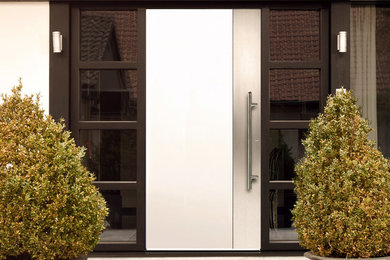 Groke custom modern aluminum entry door model 12560