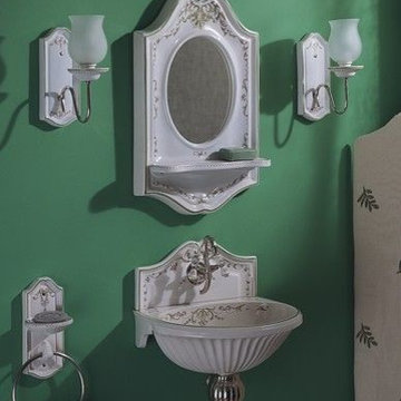 Vintage Vignette-Sophie Wall Mounted Sink/Backsplash
