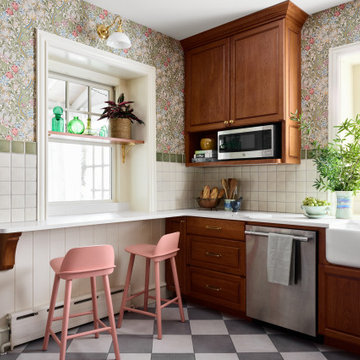 Airy Craftsman Kitchen