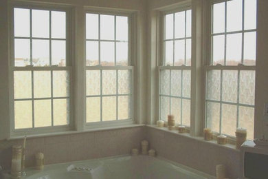 Inspiration for a contemporary bathroom remodel in Louisville