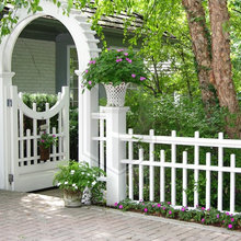 front porch and gate