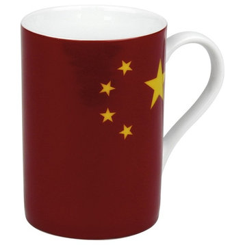 China Flag Mugs, Set of 4