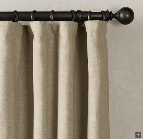 Putting Rings On Flat Panel Curtains, How To Hang Rod Pocket Curtains With Clip Rings