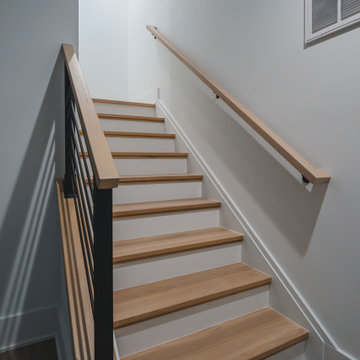 Tysons' Modern Stairway: A Natural Railing Adventure