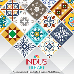 Indus Tile Art Brochure - Custom handmade vitrified designer tiles - Products