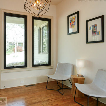 Black Windows in Sleek Sitting Area - Renewal by Andersen Georgia