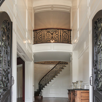 Project #74 | Circular Staircase with Hand-Forged Metal Panels