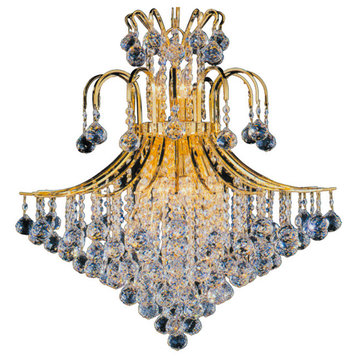 Artistry Lighting Toureg Collection Crystal Chandelier 25x31, Gold