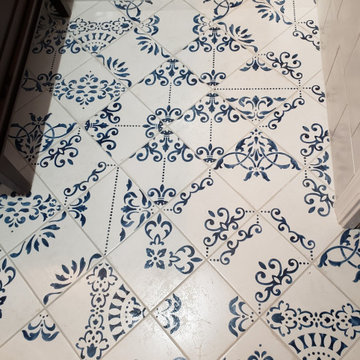 Classic Blue & White Bathroom