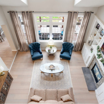 Stylish Red Oak Wide Plank Floors