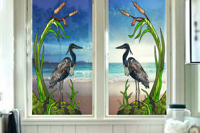 Blue Heron Window High-End Privacy Window Film